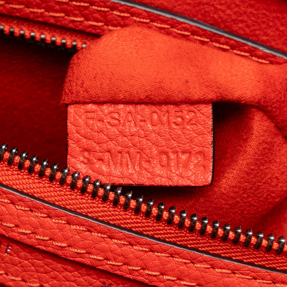 Pre-Loved Celine Mini Grained Calfskin Luggage Tote - Picture 6 of 7